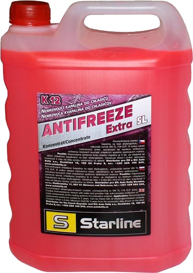 

Концентрат антифриза Starline Extra K12 G12+ розовый NAK12-5