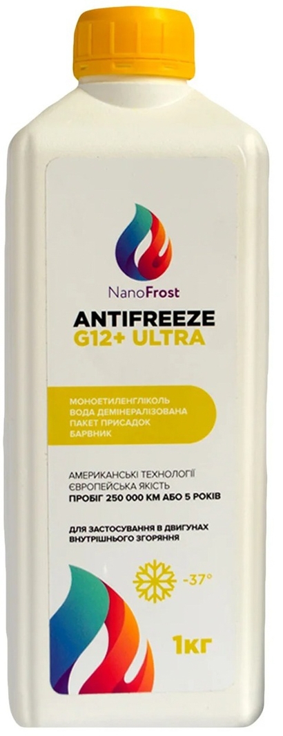 

Готовый антифриз NanoFrost Ultra G12+ желтый -37 °C G12PLUSULTRAYELLOW9