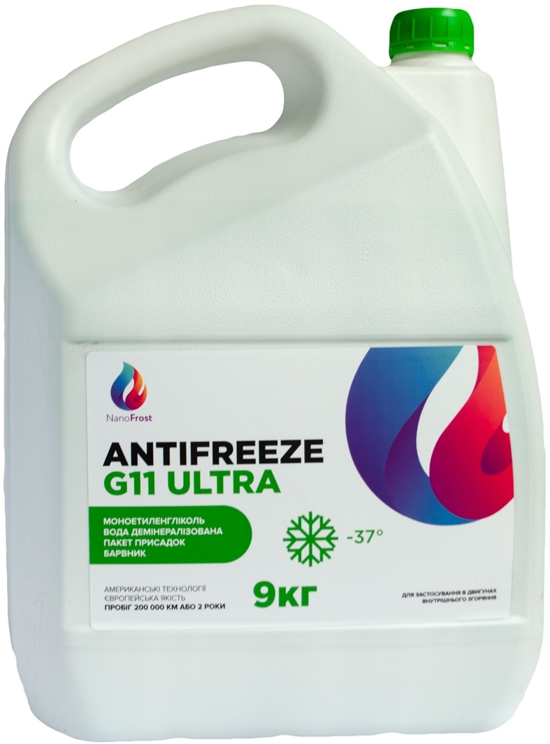 

Готовый антифриз NanoFrost Ultra G11 зеленый G11ULTRAGREEN9