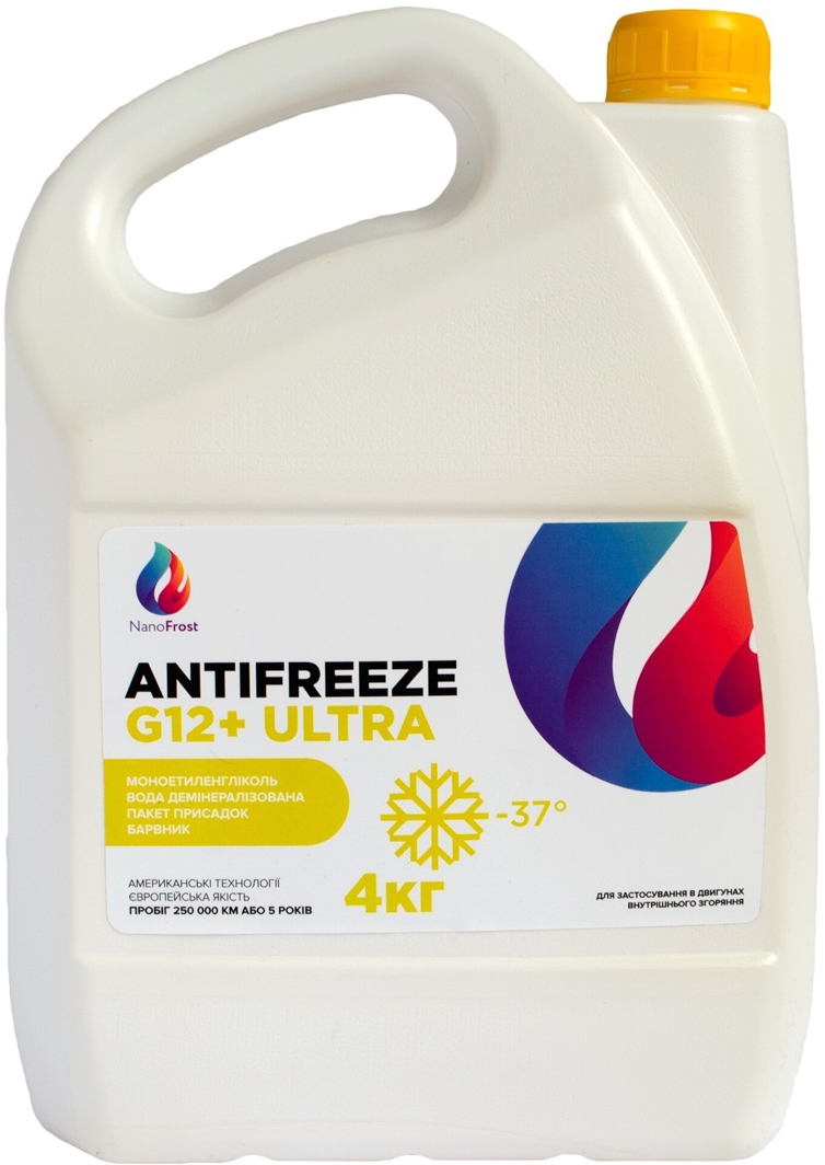 

Готовый антифриз NanoFrost Ultra G12+ желтый -37 °C G12PLUSULTRAYELLOW4
