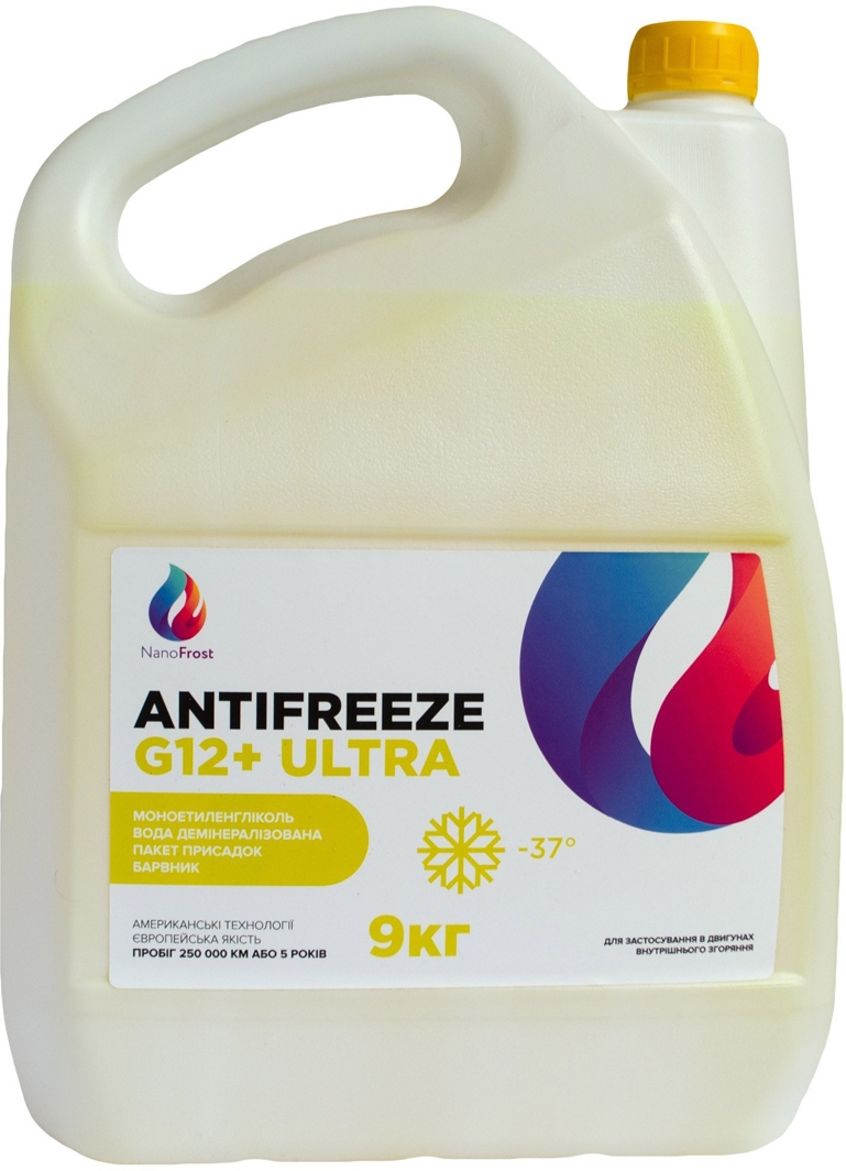 

Готовый антифриз NanoFrost Ultra G12+ желтый -37 °C G12PLUSULTRAYELLOW9