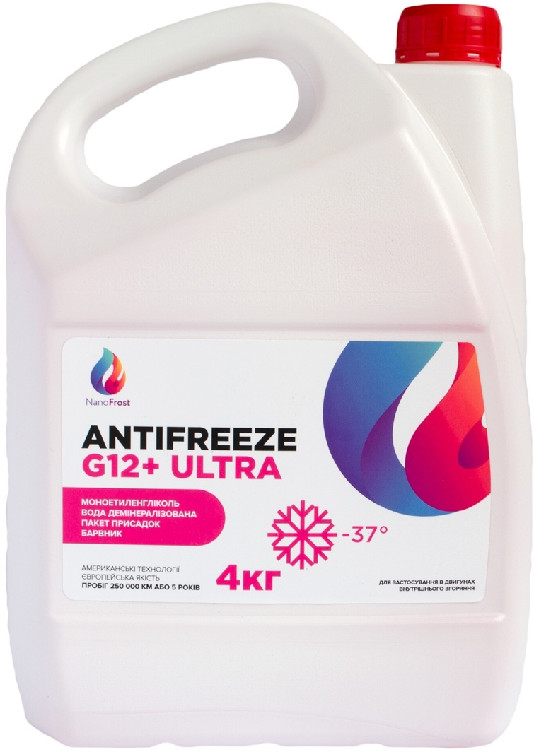 

Готовый антифриз NanoFrost Ultra G12+ розовый -37 °C G12PLUSULTRAPINK4