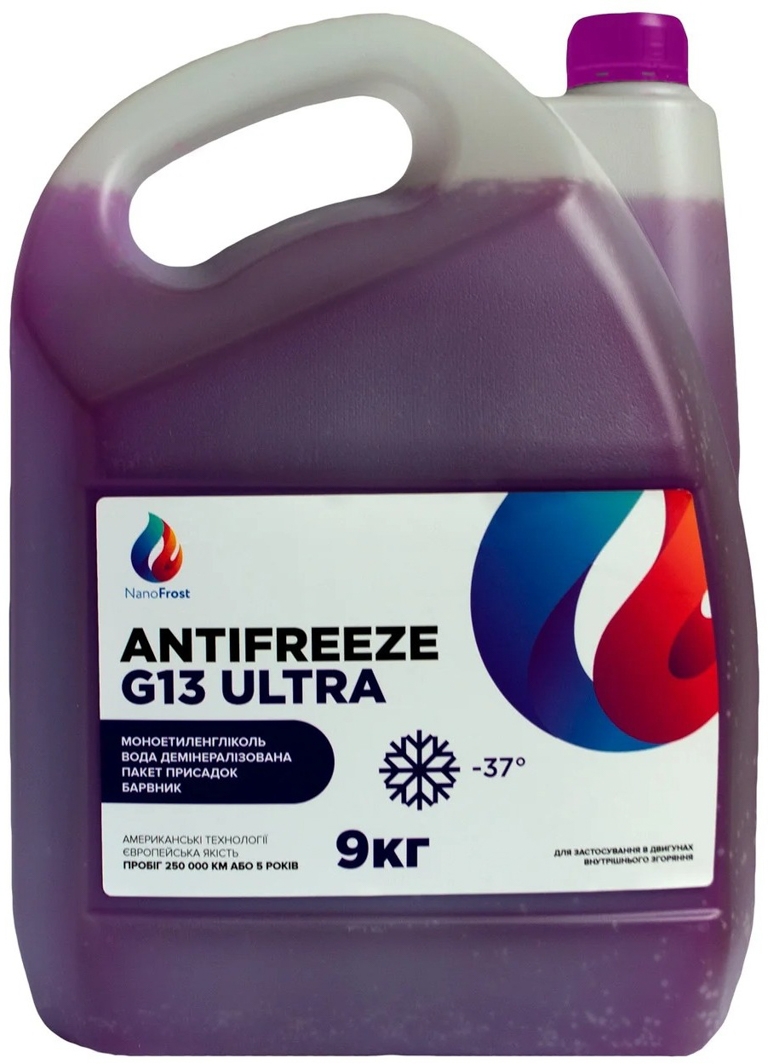 

Готовый антифриз NanoFrost Ultra G13 фиолетовый G13ULTRAVIOLET9