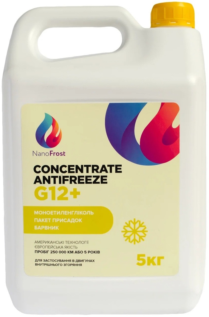 

Концентрат антифриза NanoFrost Concentrate G12+ желтый G12PLUSYELLOW5
