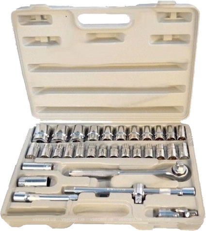 

Набор торцевых головок и комплектующих Elegant EL102823 27 шт. 1/2"