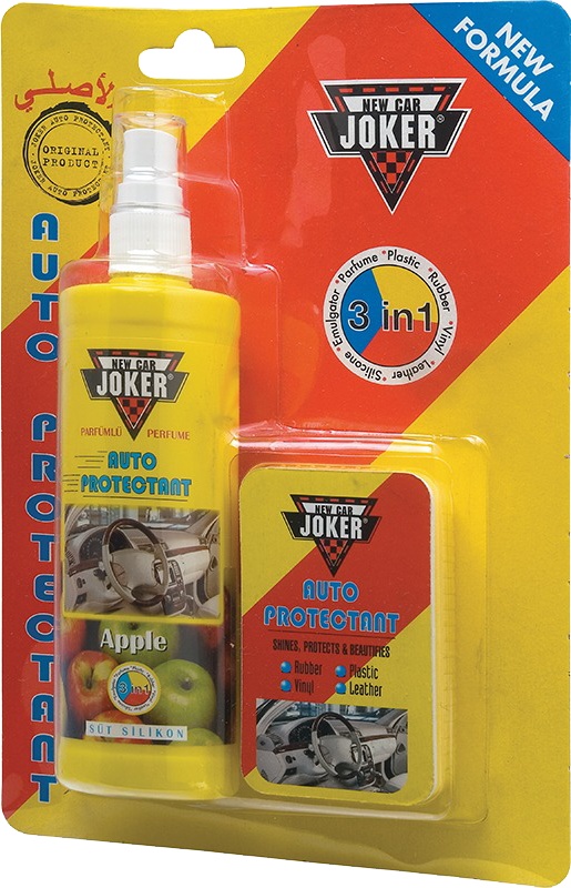 

Полироль для салона Joker Auto Protectant яблоко 250 мл 11190830