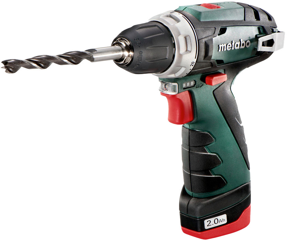 

Шуруповерт Metabo аккумуляторный PowerMaxx BS (2 аккумулятора + ЗУ + чехол) 600079550
