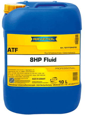 

Трансмиссионное масло Ravenol ATF 8HP Fluid синтетическое 1211124010