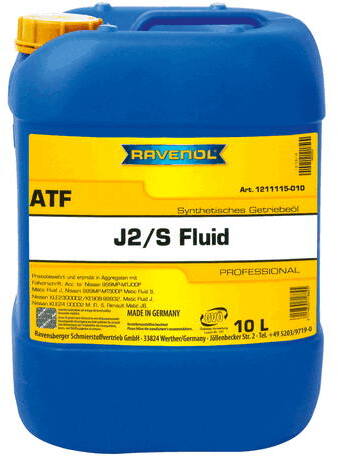 

Трансмиссионное масло Ravenol ATF J2/S Fluid синтетическое 1211115010