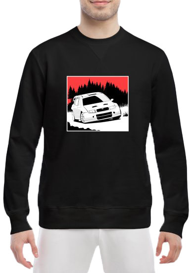 

Свитшот мужской Globuspioner Skoda Art спереди класический рукав чёрный 239166326