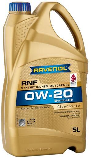 

Моторное масло Ravenol RNF 0W-20 синтетическое 1111153005