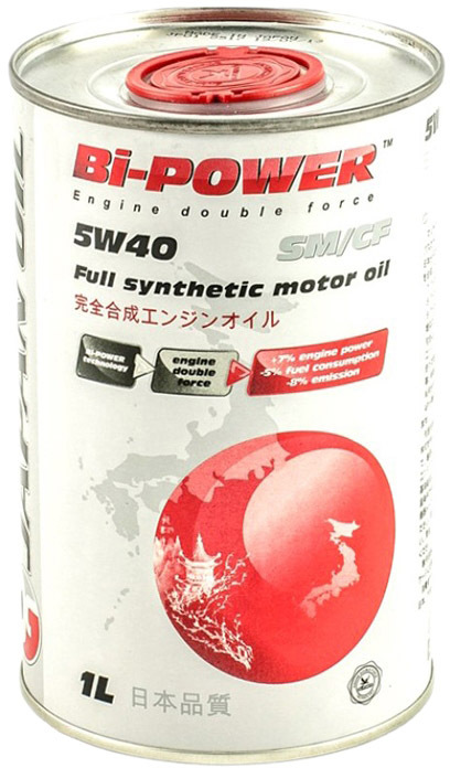 

Моторное масло Bi-Power 5W-40 синтетическое 21012