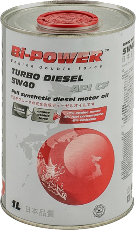 

Моторное масло Bi-Power Turbo Diesel 5W-40 синтетическое 21017