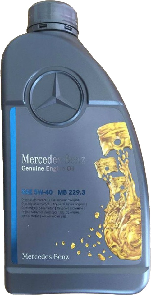 

Моторное масло Mercedes-Benz MB 229.3 5W-40 синтетическое A000989910213AHFE