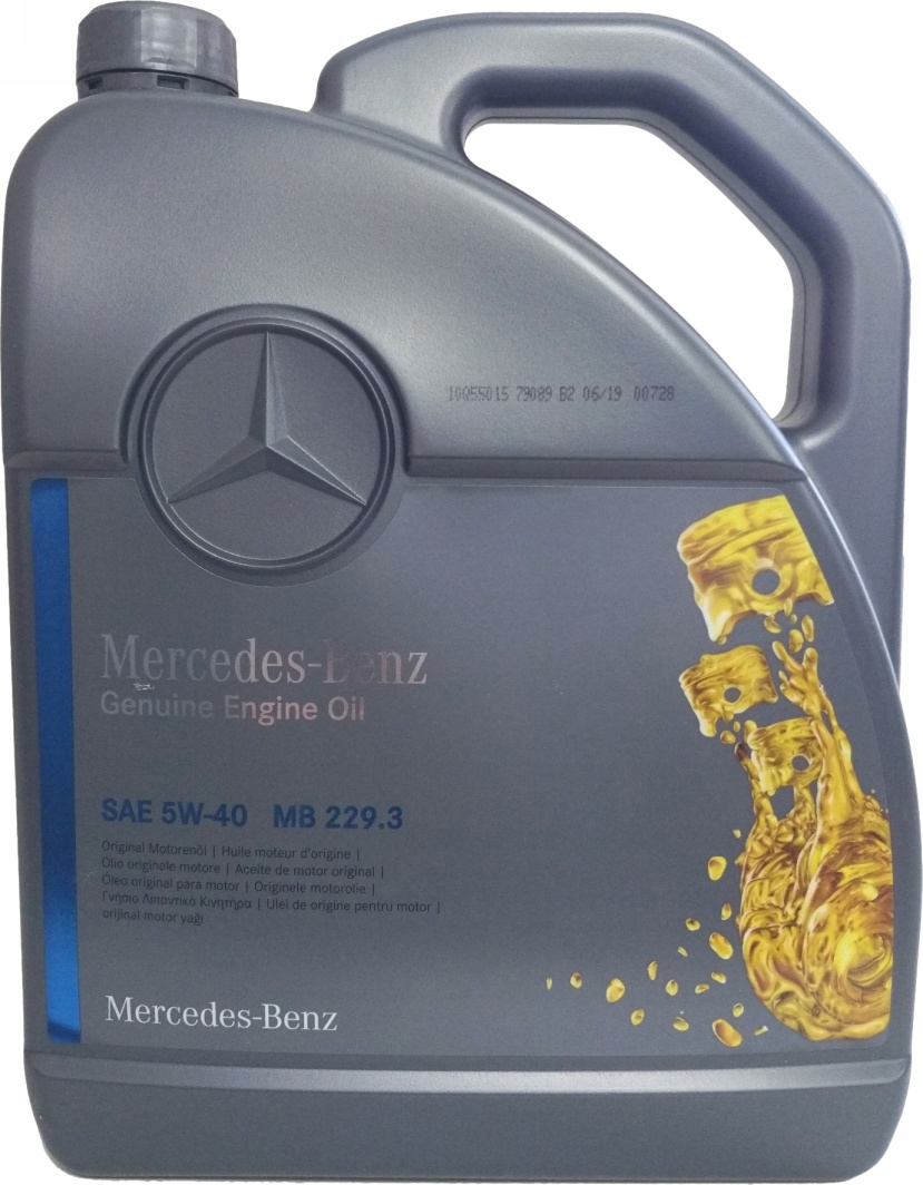 

Моторное масло Mercedes-Benz MB 229.3 5W-40 синтетическое A000989910213AHFE