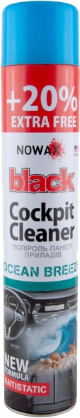 

Полироль для салона Nowax "Black" Cockpit Cleaner ocean breeze 750 мл NX00710