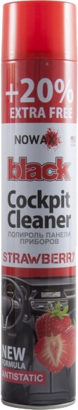 

Полироль для салона Nowax "Black" Cockpit Cleaner клубника 750 мл NX00704