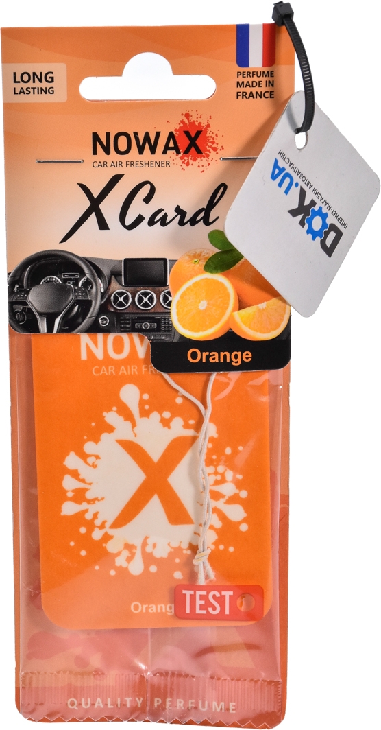 

Ароматизатор Nowax X Card Orange NX07535