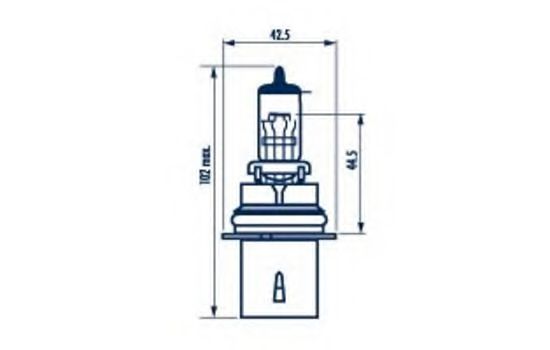 

Автолампа Narva 48004 Standard HB1 P29t 45 W 65 W прозрачная