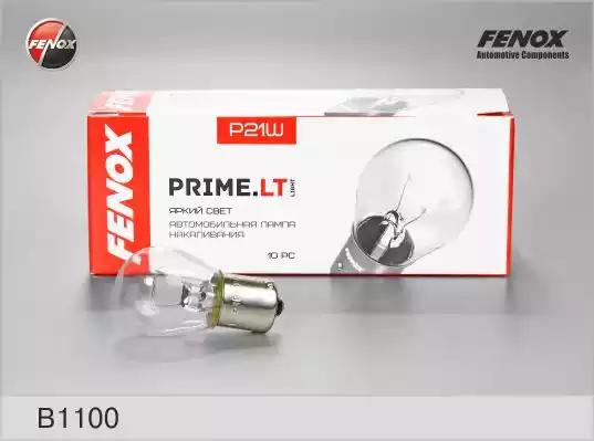 

Автолампа Fenox B1100 Prime.LT P21W BA15s 21 W прозрачный