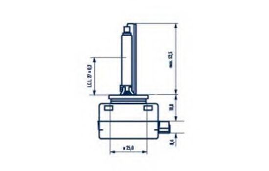 

Автолампа Narva 84010 D1S PK32d-2 35 W прозрачная