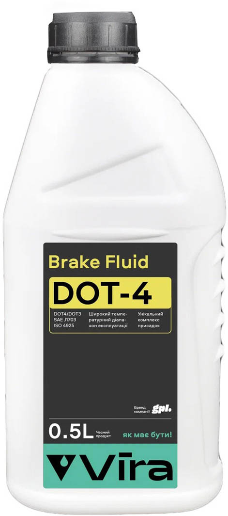 

Тормозная жидкость VIRA Brake Fluid DOT 3 / DOT 4 VI1001