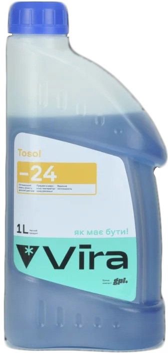 

Готовый антифриз VIRA Super синий -24 °C VI0001