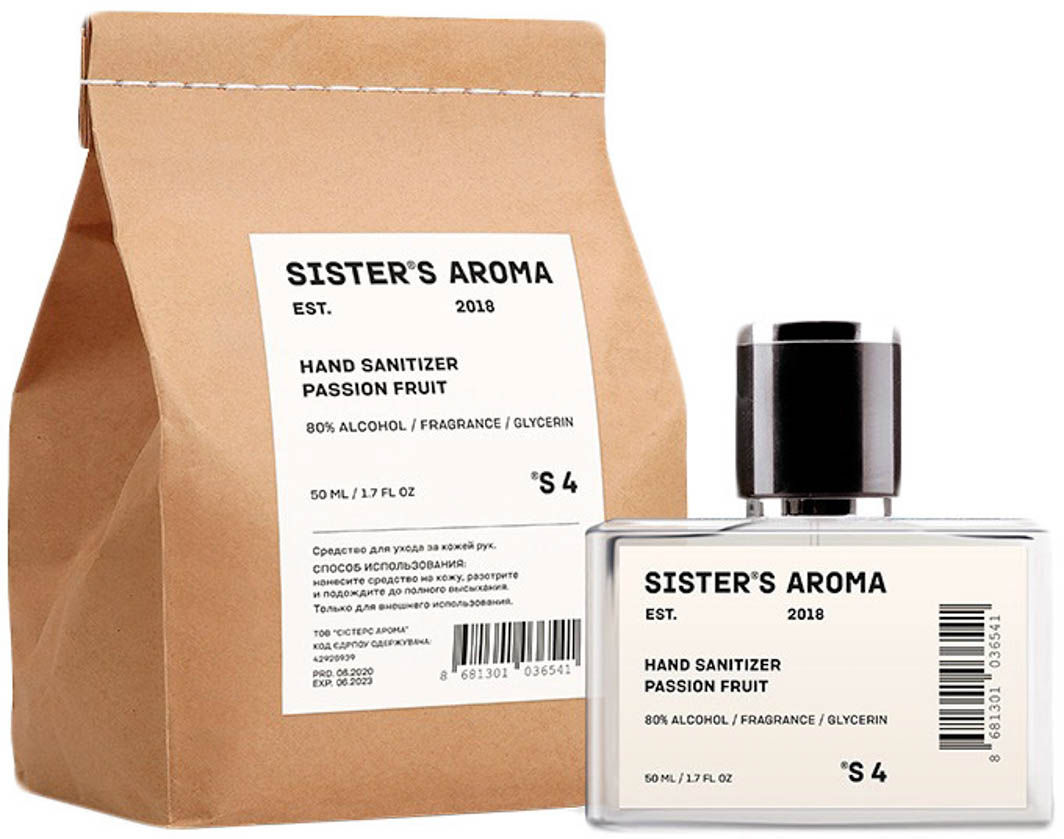 

Санитайзер Sisters Aroma S 4 8681301036541 50 мл
