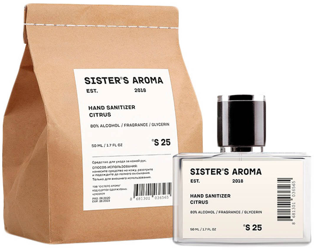 

Санитайзер Sisters Aroma S 25 8681301036565 50 мл