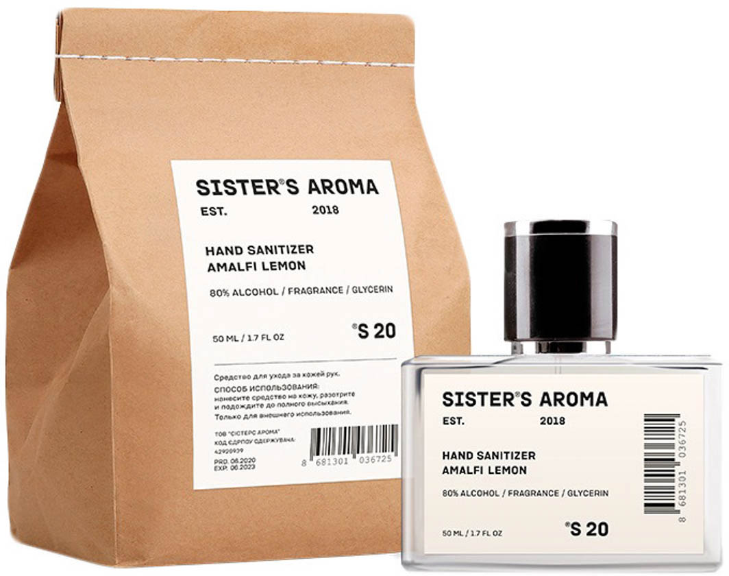 

Санитайзер Sisters Aroma S 20 8681301036725 50 мл