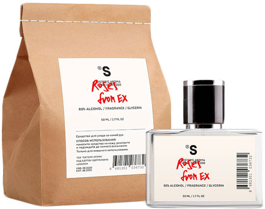 

Санитайзер Sisters Aroma Roses From Ex 8681301036732 50 мл