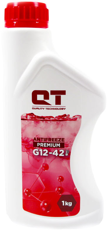 

Готовый антифриз QT Premium -42 G12 красный QT511425