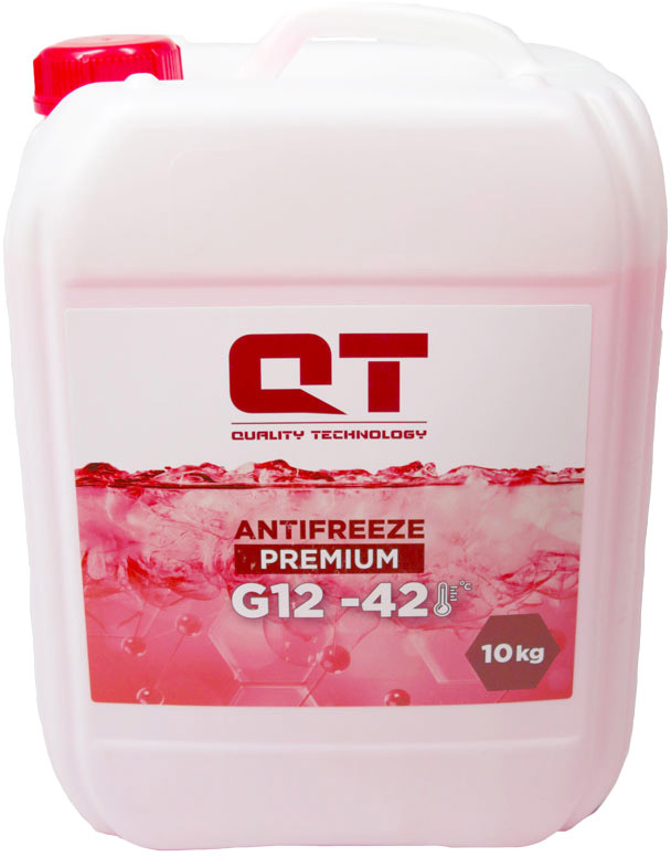 

Готовый антифриз QT Premium -42 G12 красный QT5114210
