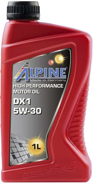 

Моторное масло Alpine DX1 5W-30 синтетическое 16654