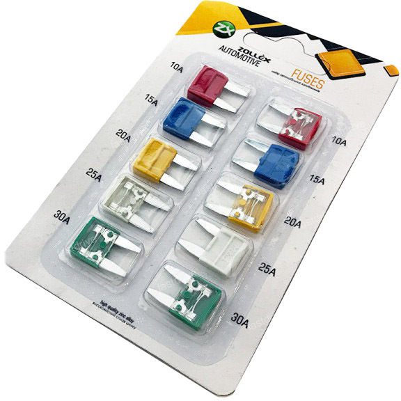 

Набор предохранителей Zollex 12004 FN mini 10A 10 шт.
