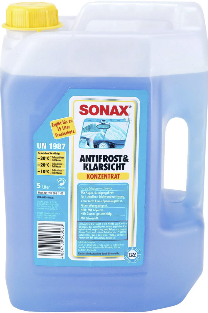 

Концентрат омывателя Sonax AntiFrost&KlarSicht зимний 332505