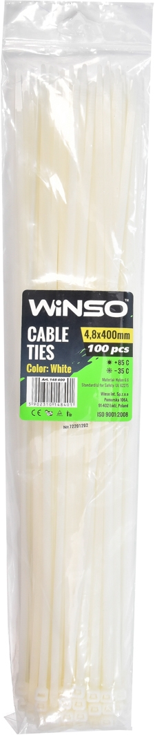 

Стяжка Winso 148400 0,4 м 4,8 мм 100 шт