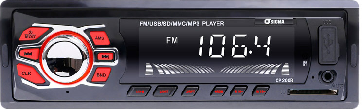 

Магнитола Sigma Car Accessories CP-200R BT 16389