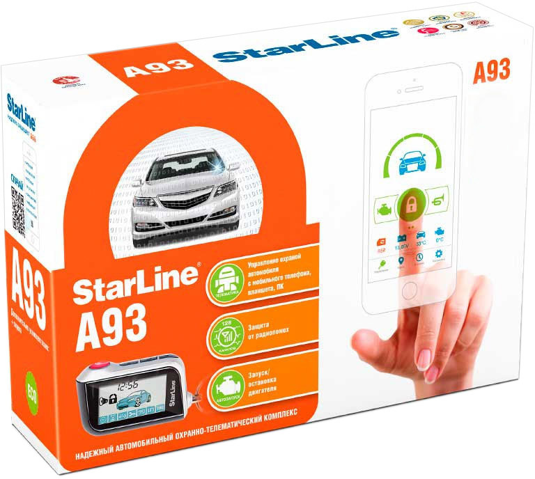 

Двусторонняя сигнализация Starline A93 09355