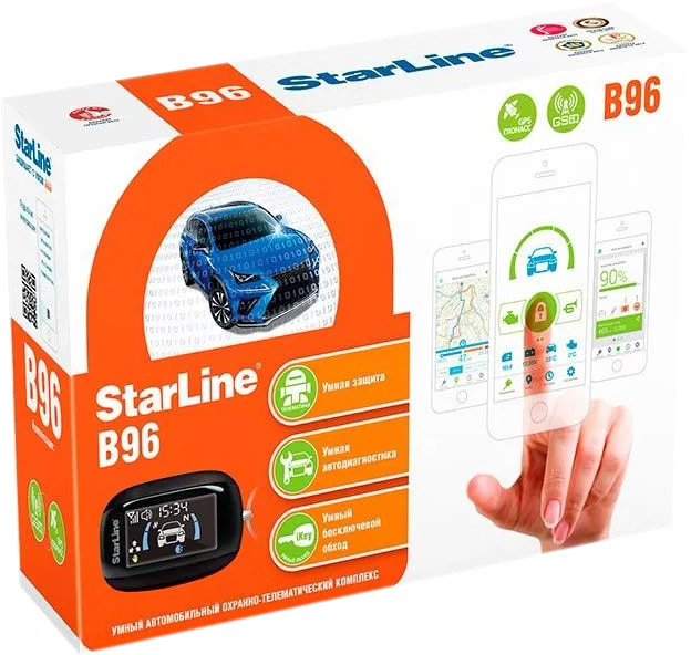 

Двусторонняя сигнализация Starline B96 2CAN+2LIN 13170