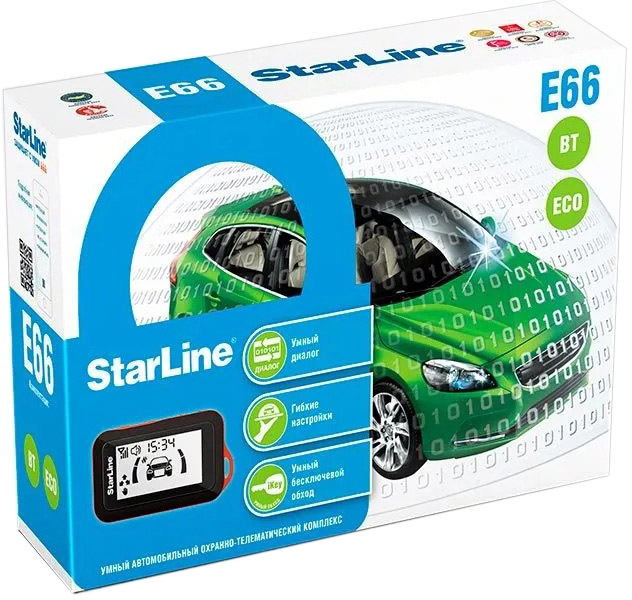 

Двусторонняя сигнализация Starline E66 V2 BT ECO 18834