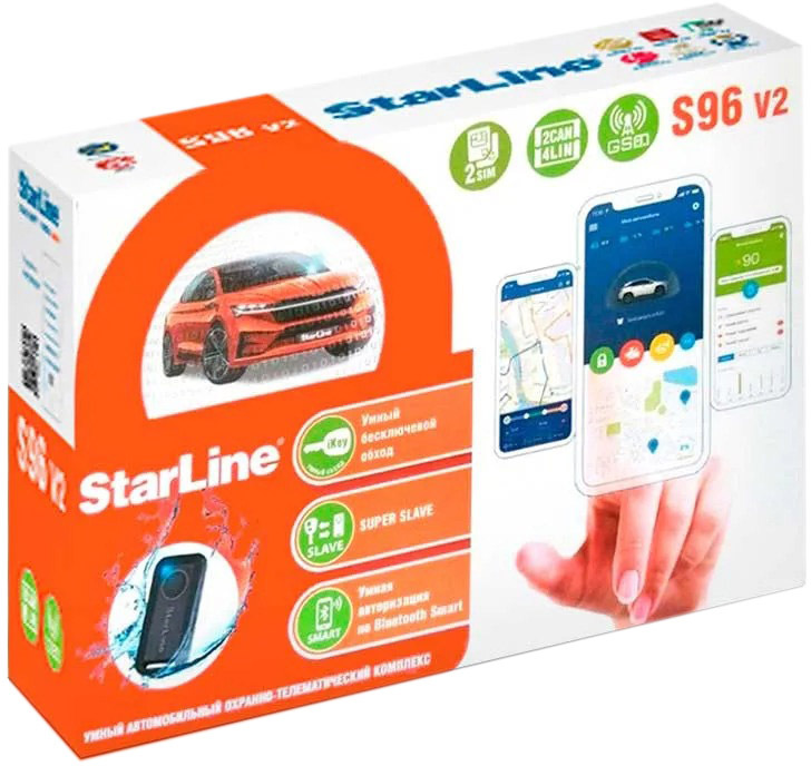 

GSM-сигнализация Starline S66 V2 2CAN-4LIN GSM 18651