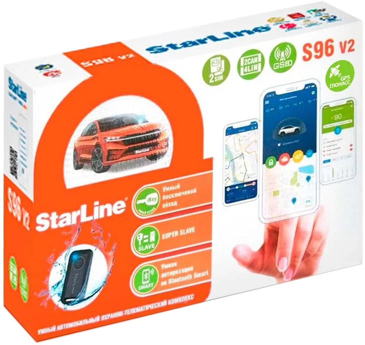 

GSM-сигнализация Starline S96 V2 2CAN-4LIN GSM 18653