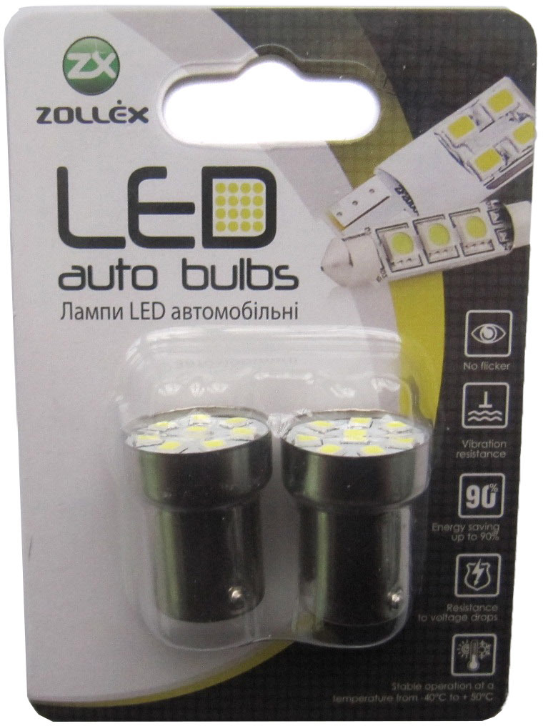 

Автолампы Zollex S0805 BA15s