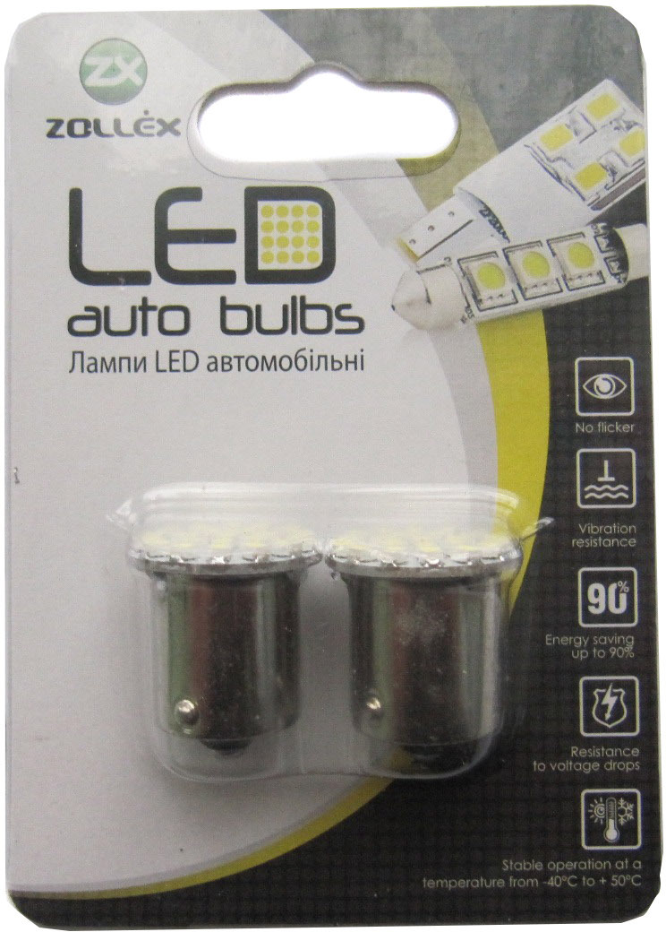 

Автолампа Zollex S080624 BA15s