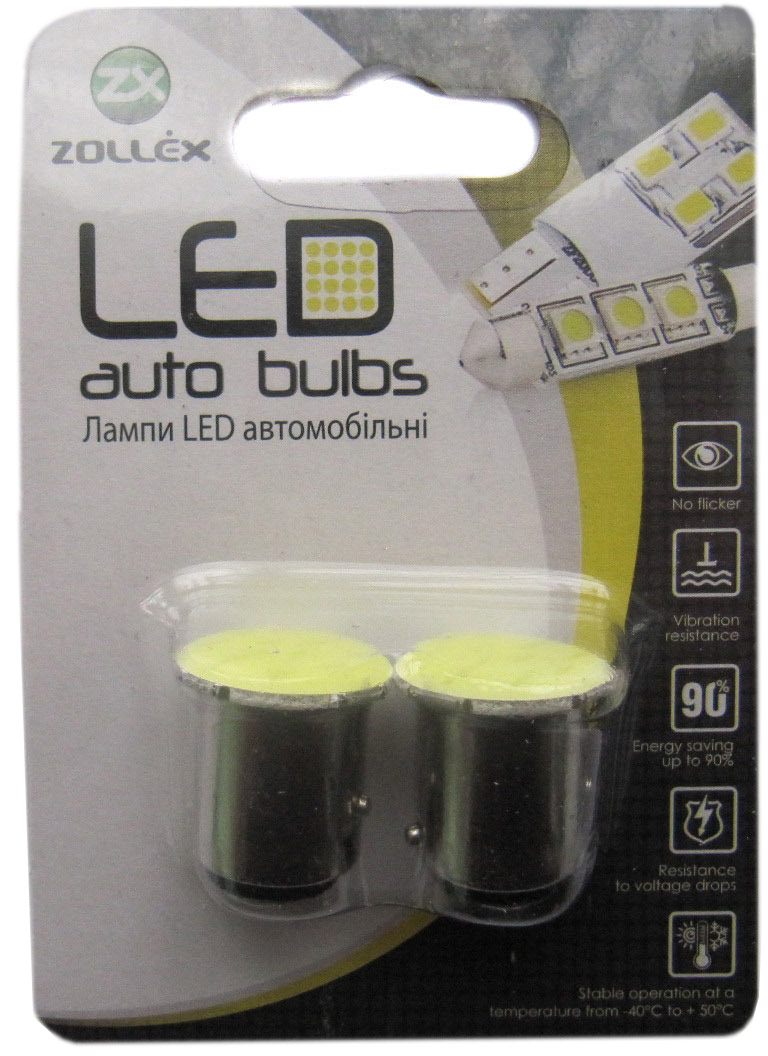 

Автолампы Zollex S0811Y BAY15d