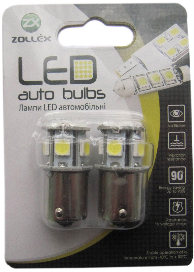 

Автолампы Zollex S0907 BA15s