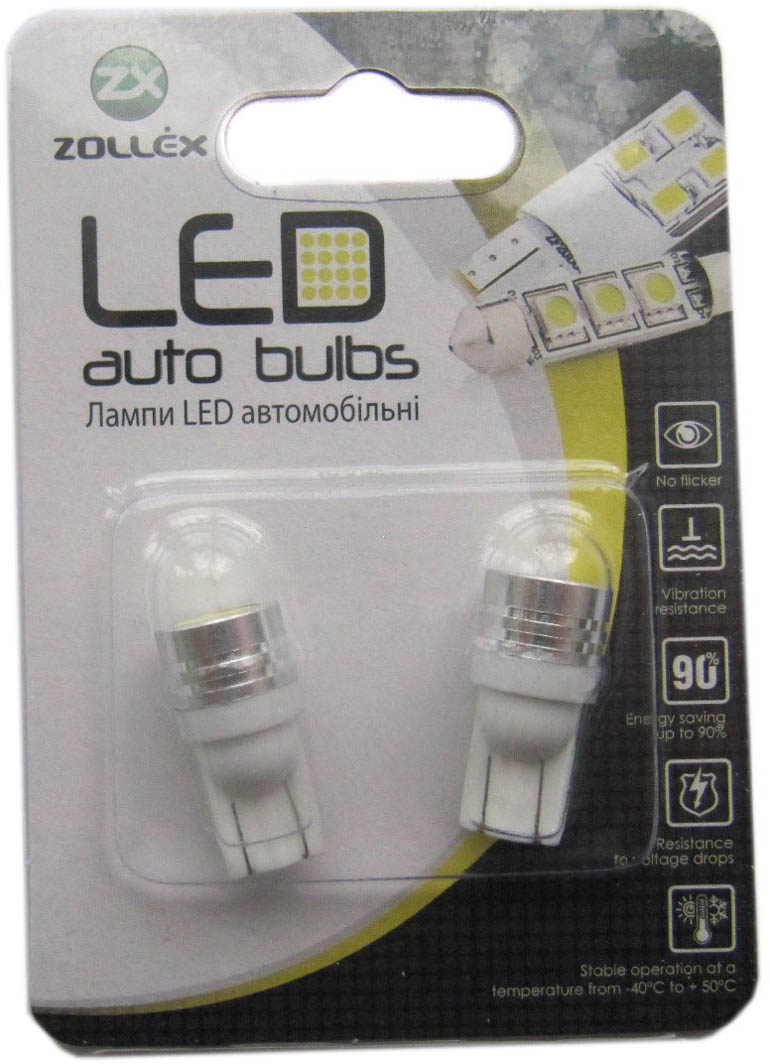 

Автолампы Zollex T1101 T10