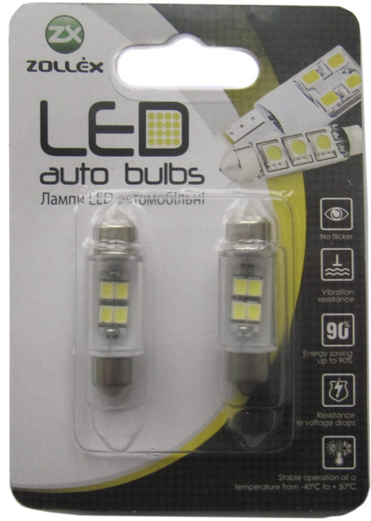 

Автолампы Zollex V1003 SV8,5-8