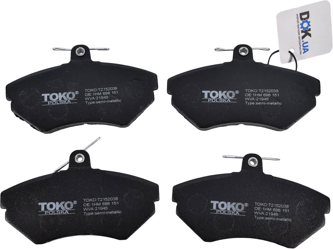 

TOKO T2152038 Тормозные колодки